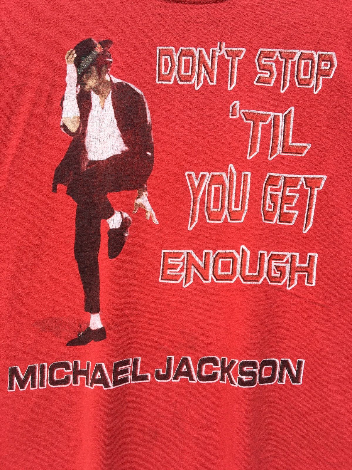 Michael Jackson Vtg Michael Jackson Dont Stop Till You Get Enough Print Tee Size US M / EU 48-50 / 2 - 8 Thumbnail