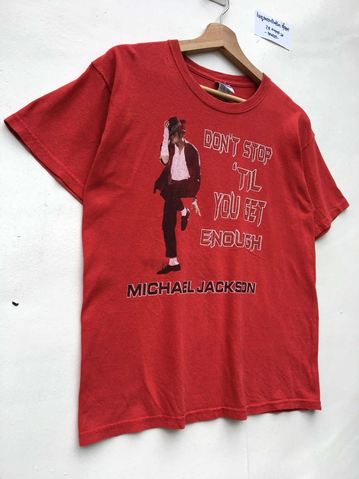 Michael Jackson Vtg Michael Jackson Dont Stop Till You Get Enough Print Tee Size US M / EU 48-50 / 2 - 3 Thumbnail