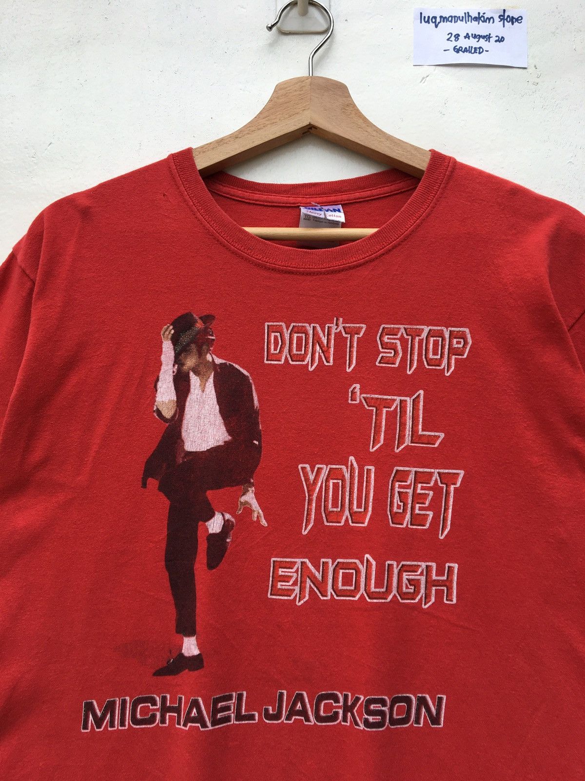 Michael Jackson Vtg Michael Jackson Dont Stop Till You Get Enough Print Tee Size US M / EU 48-50 / 2 - 1 Thumbnail