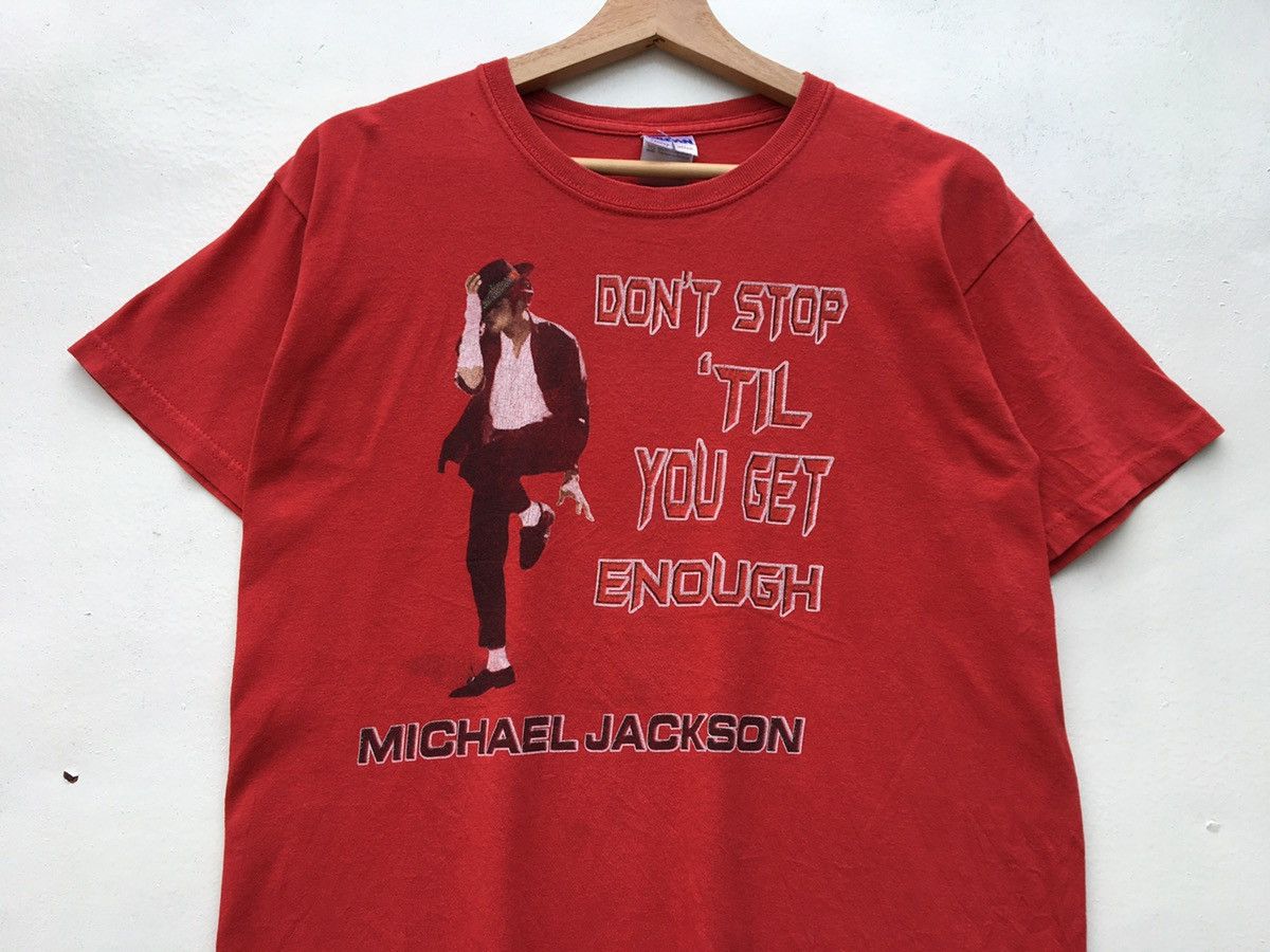 Michael Jackson Vtg Michael Jackson Dont Stop Till You Get Enough Print Tee Size US M / EU 48-50 / 2 - 5 Thumbnail