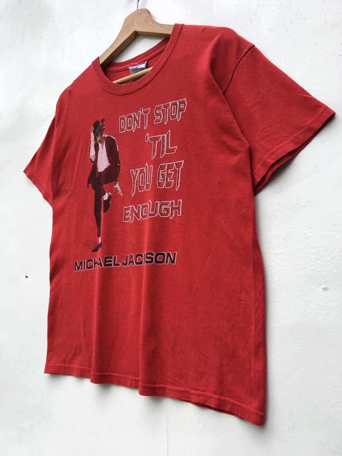 Michael Jackson Vtg Michael Jackson Dont Stop Till You Get Enough Print Tee Size US M / EU 48-50 / 2 - 4 Thumbnail