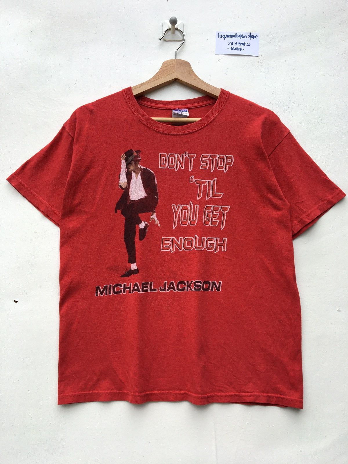 Michael Jackson Vtg Michael Jackson Dont Stop Till You Get Enough Print Tee Size US M / EU 48-50 / 2 - 2 Thumbnail