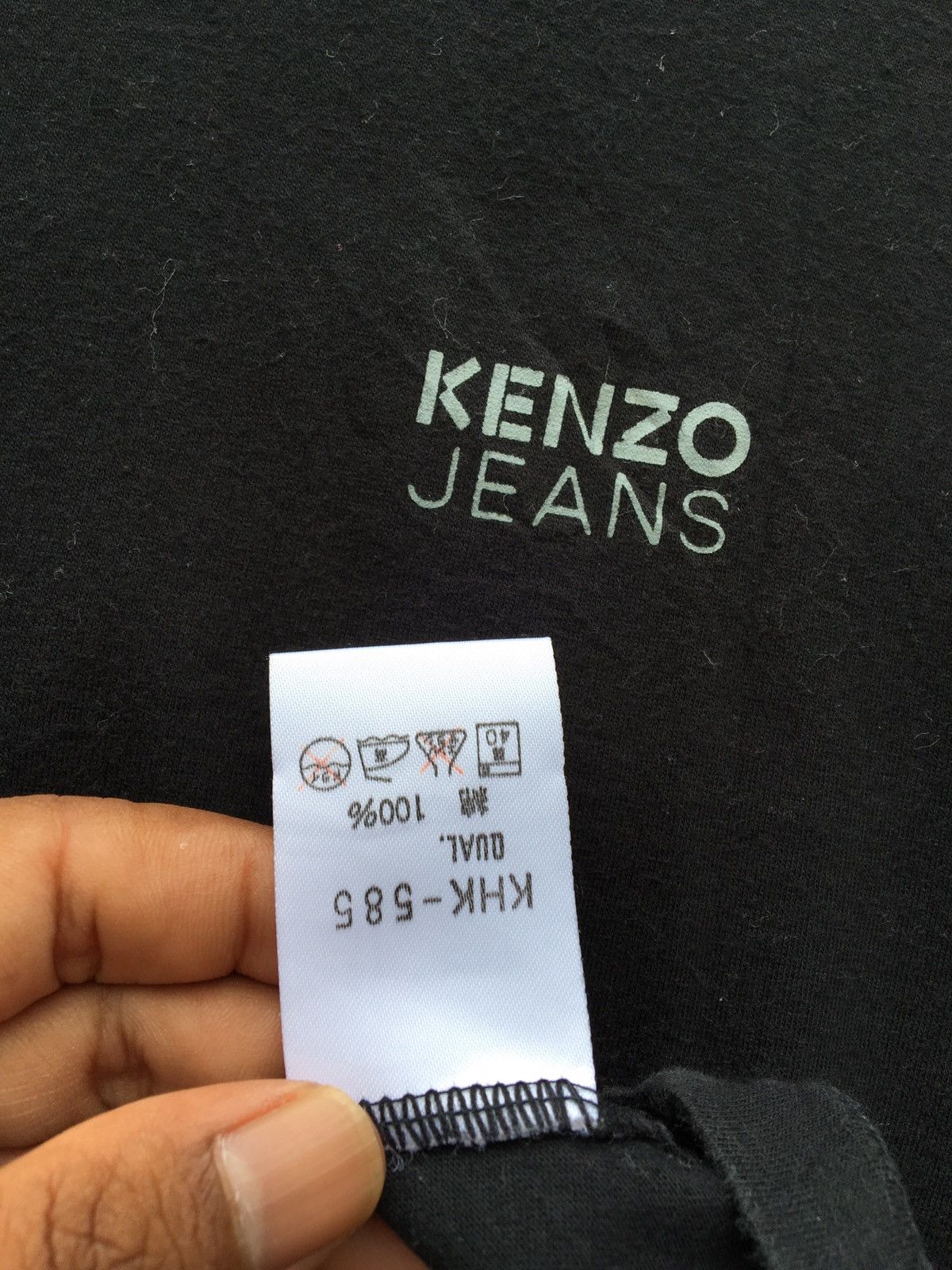 Kenzo Vintage Kenzo Jeans Big Logo Spellout Tshirt Size US L / EU 52-54 / 3 - 13 Thumbnail