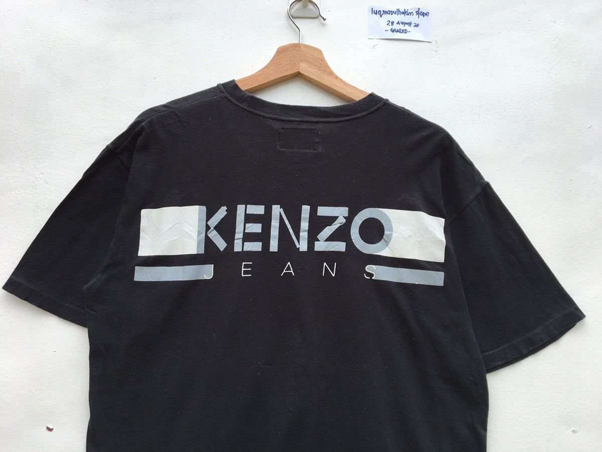 Kenzo Vintage Kenzo Jeans Big Logo Spellout Tshirt Size US L / EU 52-54 / 3 - 1 Thumbnail
