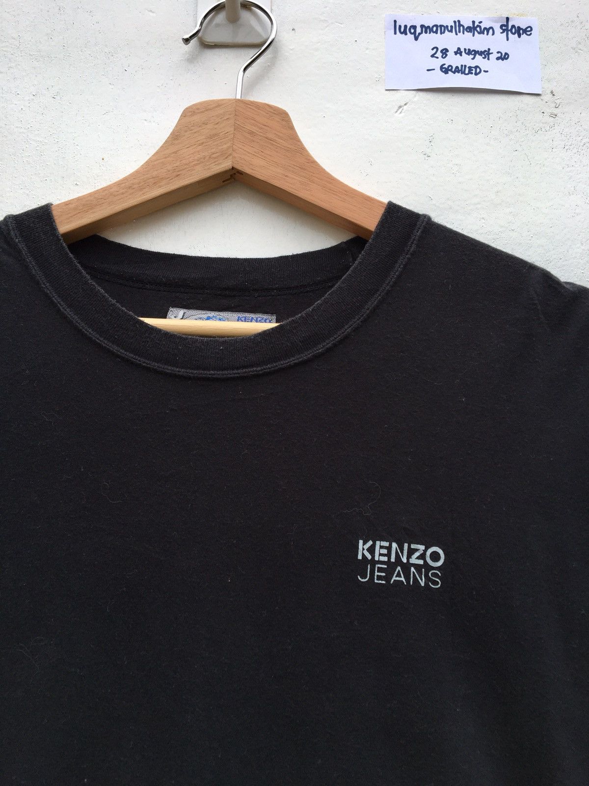 Kenzo Vintage Kenzo Jeans Big Logo Spellout Tshirt Size US L / EU 52-54 / 3 - 9 Thumbnail