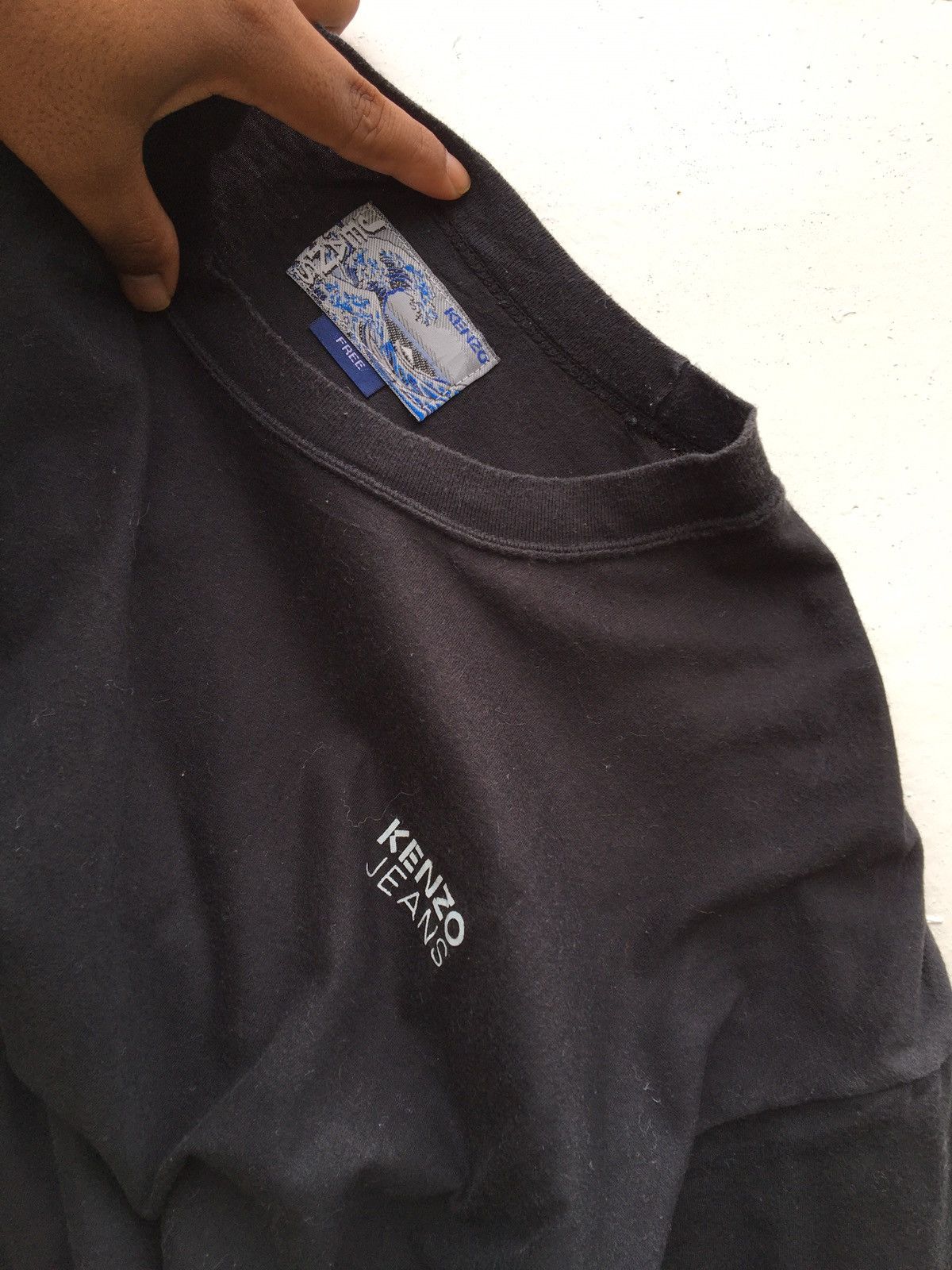 Kenzo Vintage Kenzo Jeans Big Logo Spellout Tshirt Size US L / EU 52-54 / 3 - 10 Thumbnail