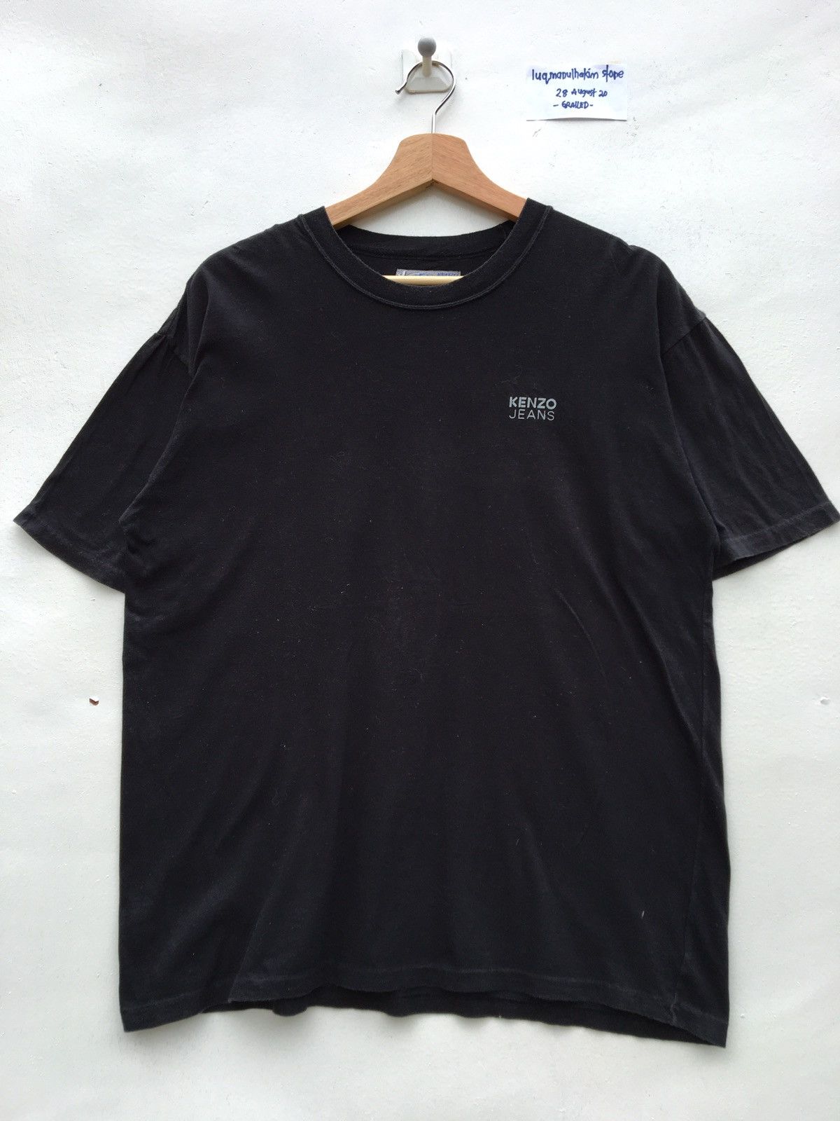 Kenzo Vintage Kenzo Jeans Big Logo Spellout Tshirt Size US L / EU 52-54 / 3 - 5 Thumbnail