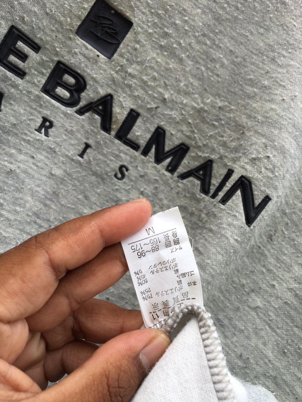 Pierre Balmain Vintage Pierre Balmain Biglogo Spellout Sweatshirt Size US L / EU 52-54 / 3 - 9 Thumbnail