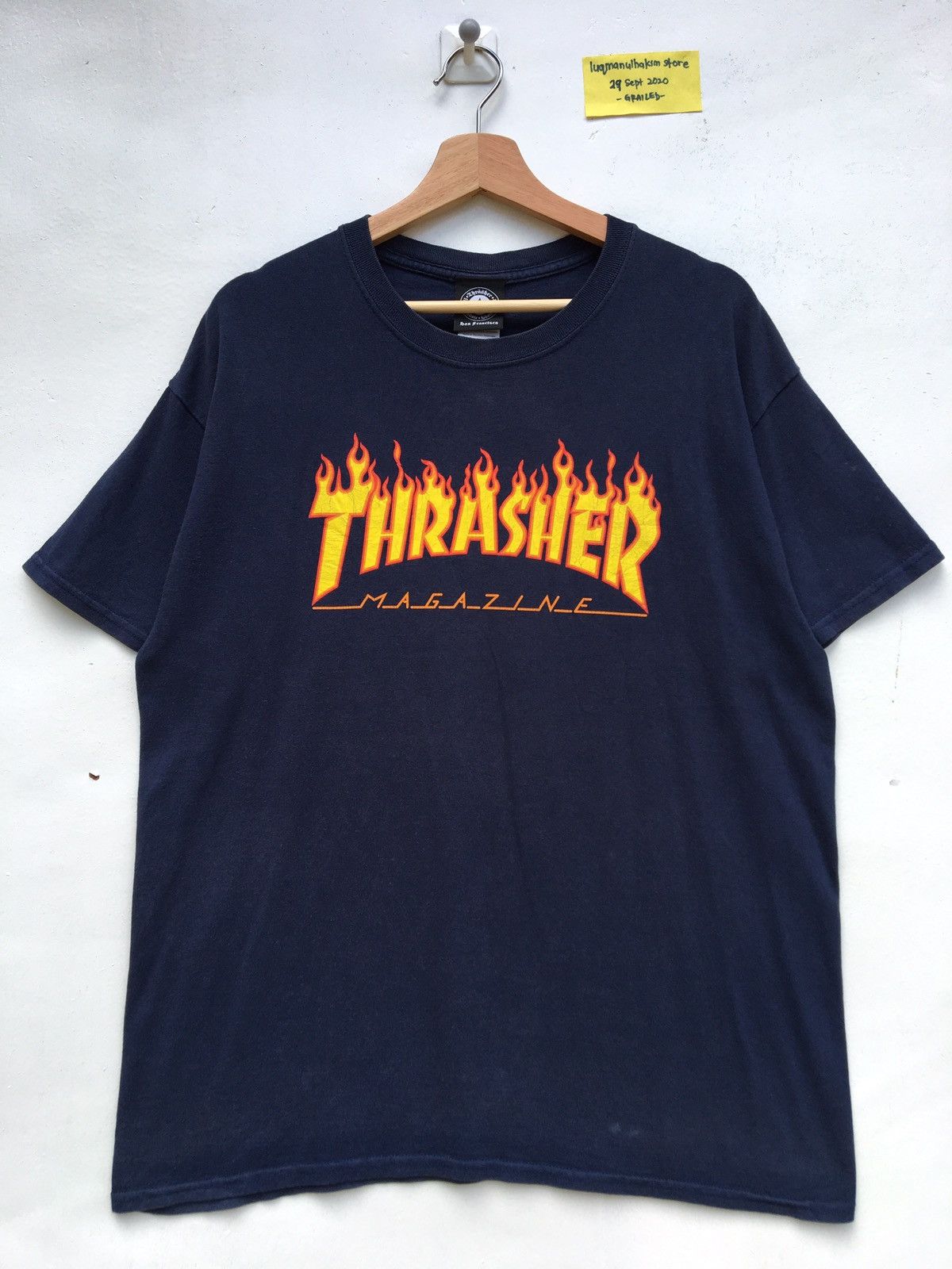 Thrasher Rare Vintage Thrasher Skateboard Magazine Tshirt Size US L / EU 52-54 / 3 - 2 Thumbnail