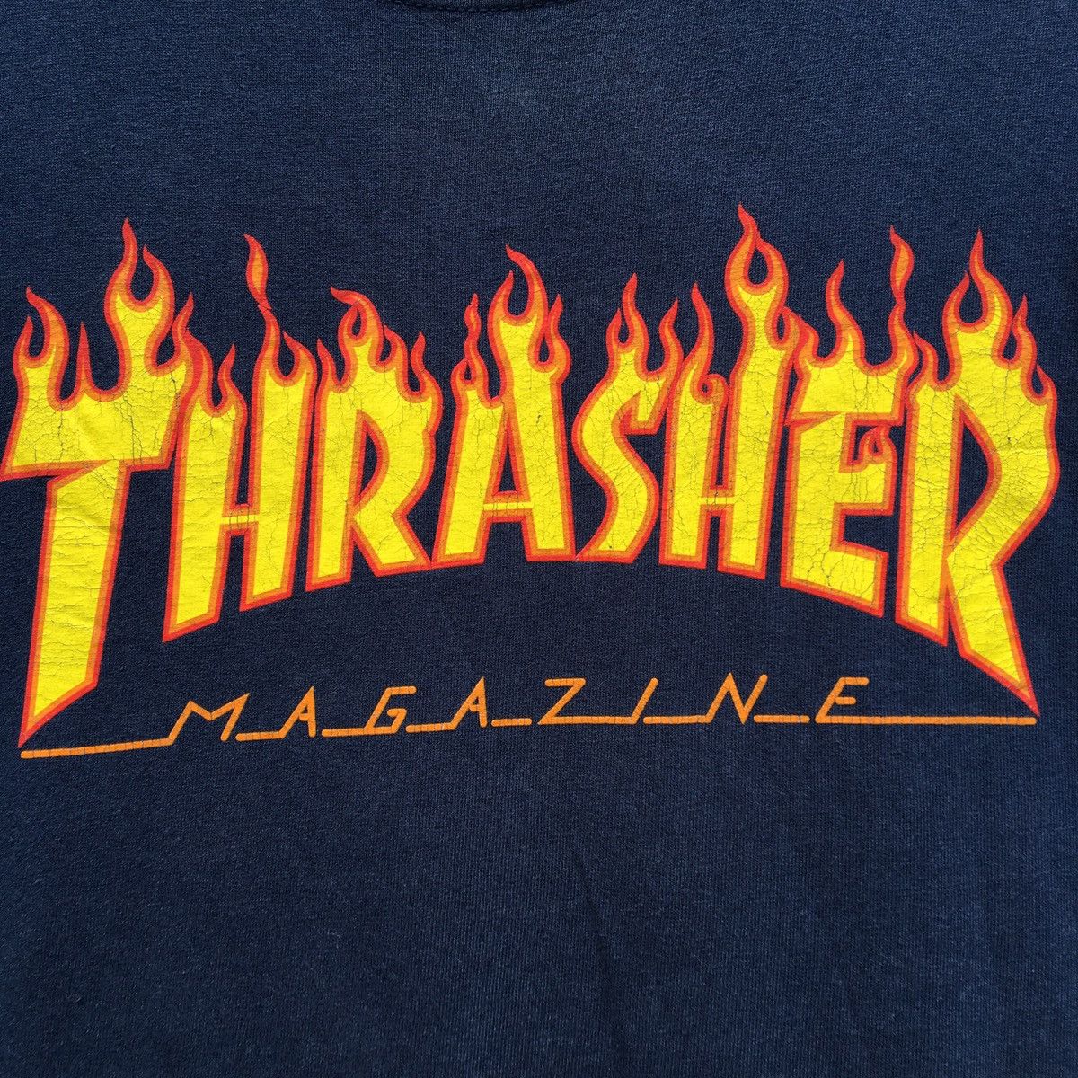 Thrasher Rare Vintage Thrasher Skateboard Magazine Tshirt Size US L / EU 52-54 / 3 - 5 Thumbnail