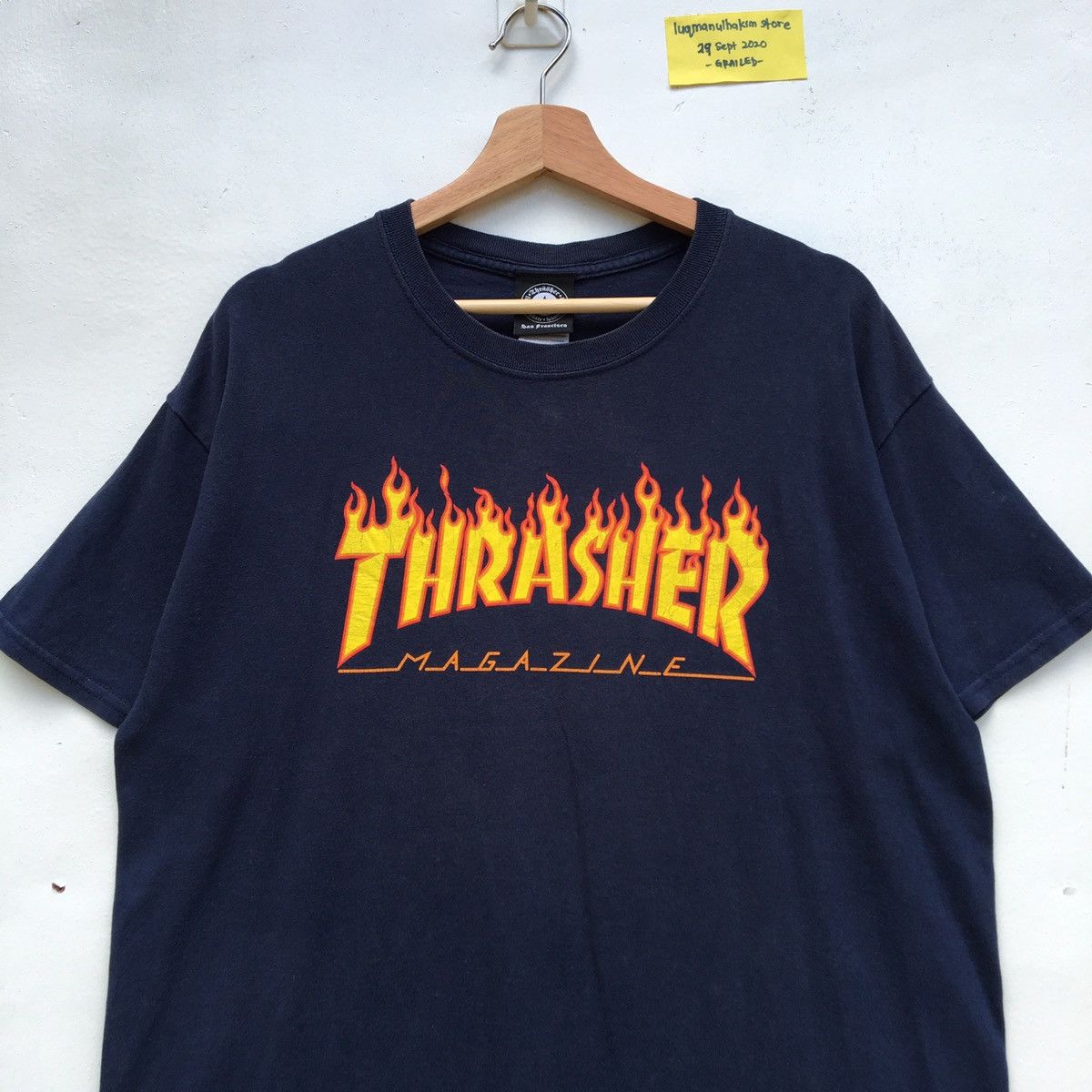 Thrasher Rare Vintage Thrasher Skateboard Magazine Tshirt Size US L / EU 52-54 / 3 - 1 Thumbnail
