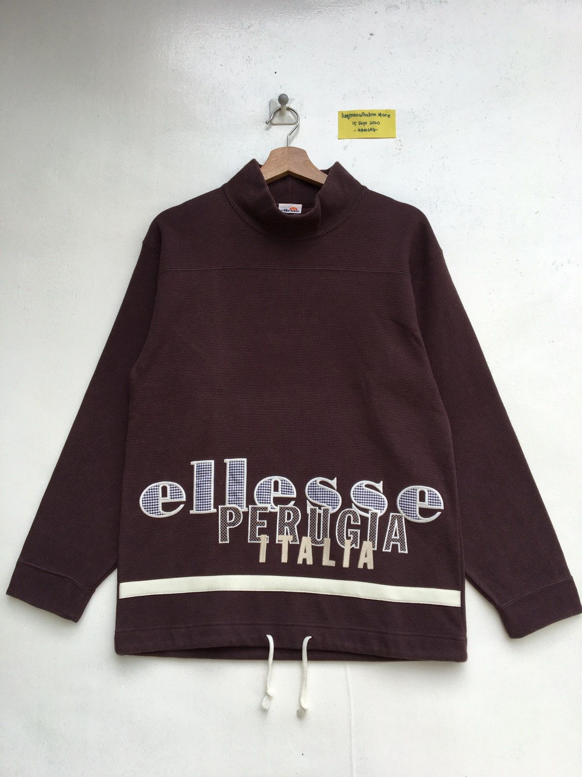 Ellesse Vintage Ellesse Big Logo Embroidered Sweatshirt Size US M / EU 48-50 / 2 - 1 Thumbnail