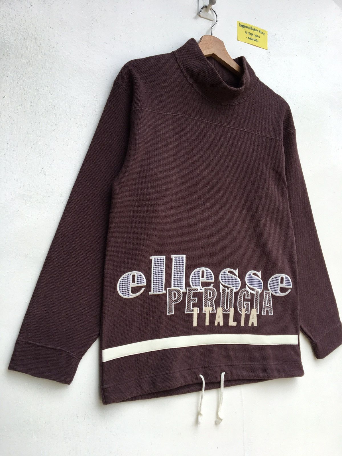 Ellesse Vintage Ellesse Big Logo Embroidered Sweatshirt Size US M / EU 48-50 / 2 - 2 Thumbnail