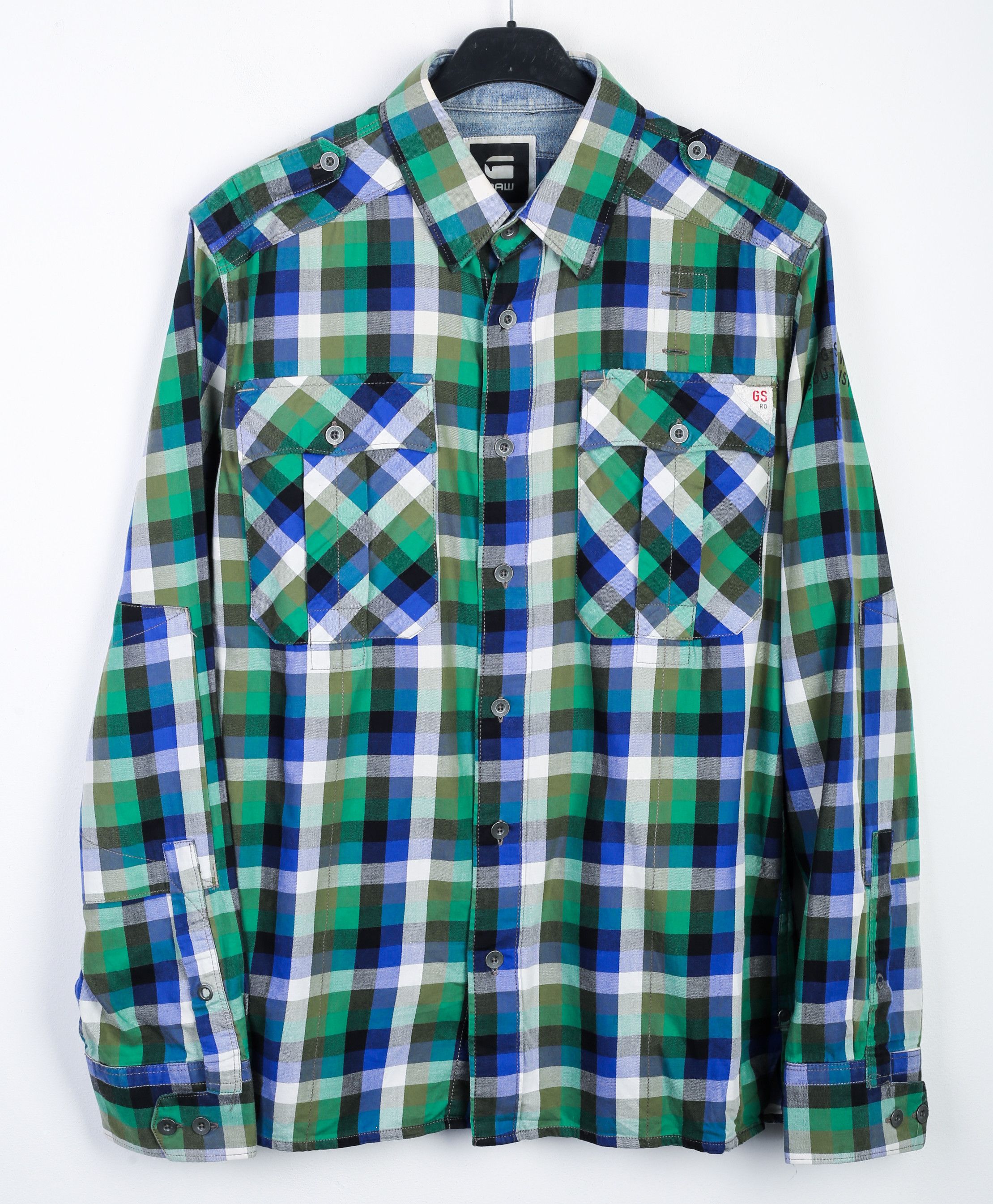 G-Star G-STAR RAW 'Tunnel Louis Shirt' Casual Long Sleeve Checked Size US M / EU 48-50 / 2 - 1 Thumbnail