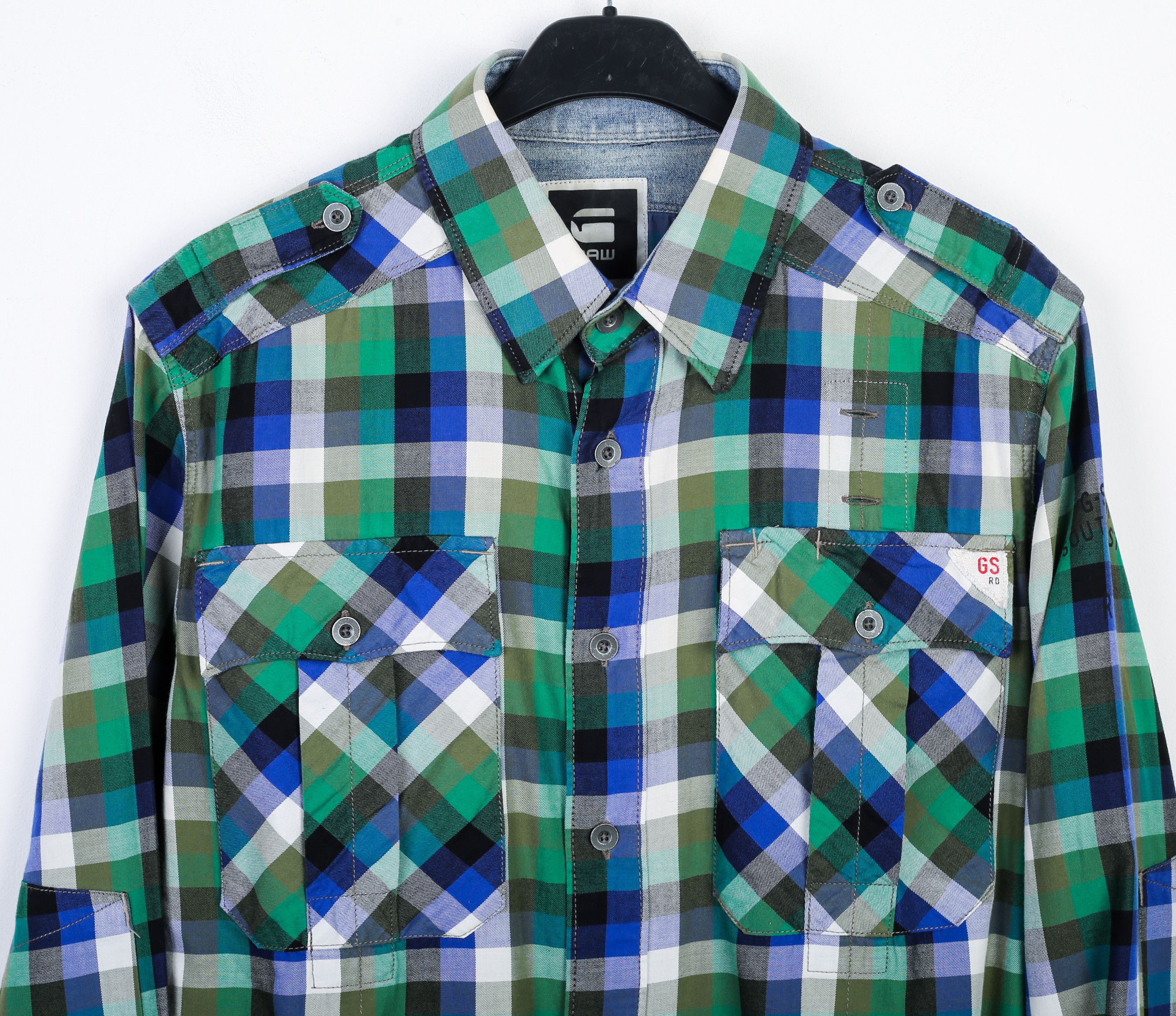 G-Star G-STAR RAW 'Tunnel Louis Shirt' Casual Long Sleeve Checked Size US M / EU 48-50 / 2 - 2 Thumbnail
