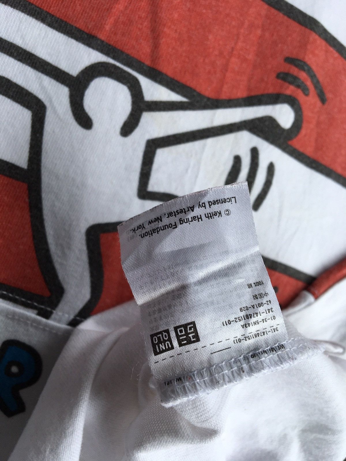 Keith Haring Keith Haring America Flag Art Rare Tshirt Size US XL / EU 56 / 4 - 10 Thumbnail