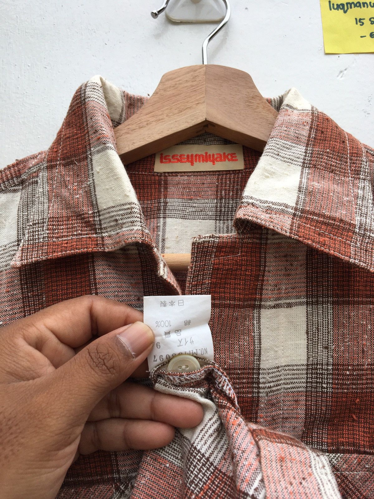 Issey Miyake Rare Vintage 80s Issey Miyake Men Flannel Button Up Shirt Size US M / EU 48-50 / 2 - 8 Thumbnail
