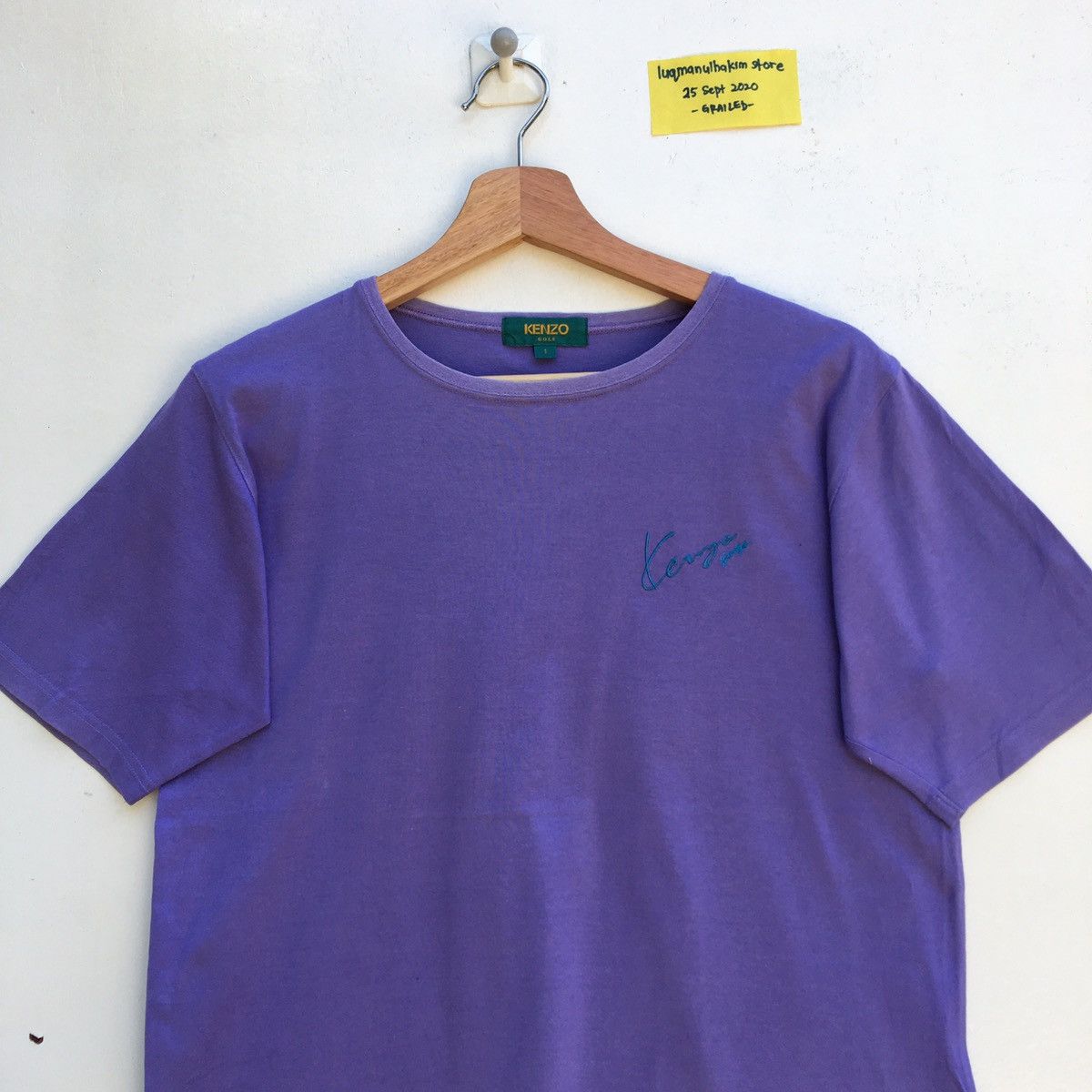 Kenzo Vintage Kenzo Spellout Floral Motif Tshirt Size US M / EU 48-50 / 2 - 8 Thumbnail