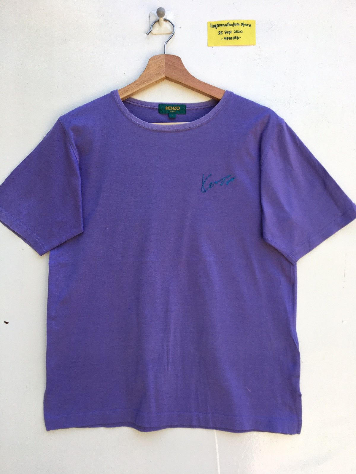 Kenzo Vintage Kenzo Spellout Floral Motif Tshirt Size US M / EU 48-50 / 2 - 5 Thumbnail