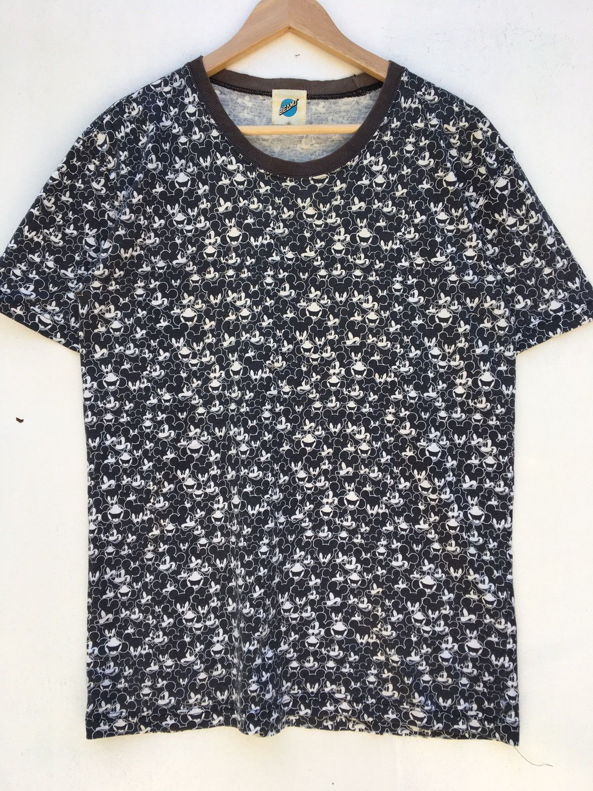 Beams Plus Beams X Disney Mickey Tee Size US M / EU 48-50 / 2 - 6 Thumbnail