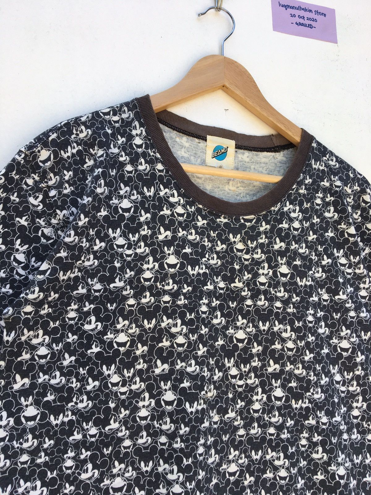 Beams Plus Beams X Disney Mickey Tee Size US M / EU 48-50 / 2 - 7 Thumbnail