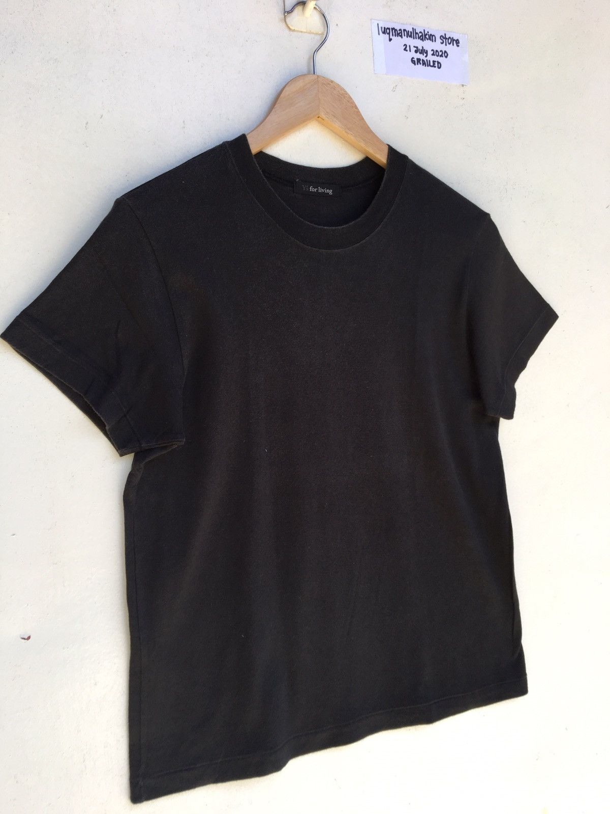 Yohji Yamamoto Ys for living by Yohji Yamamoto Plain T-shirt Size US S / EU 44-46 / 1 - 6 Thumbnail