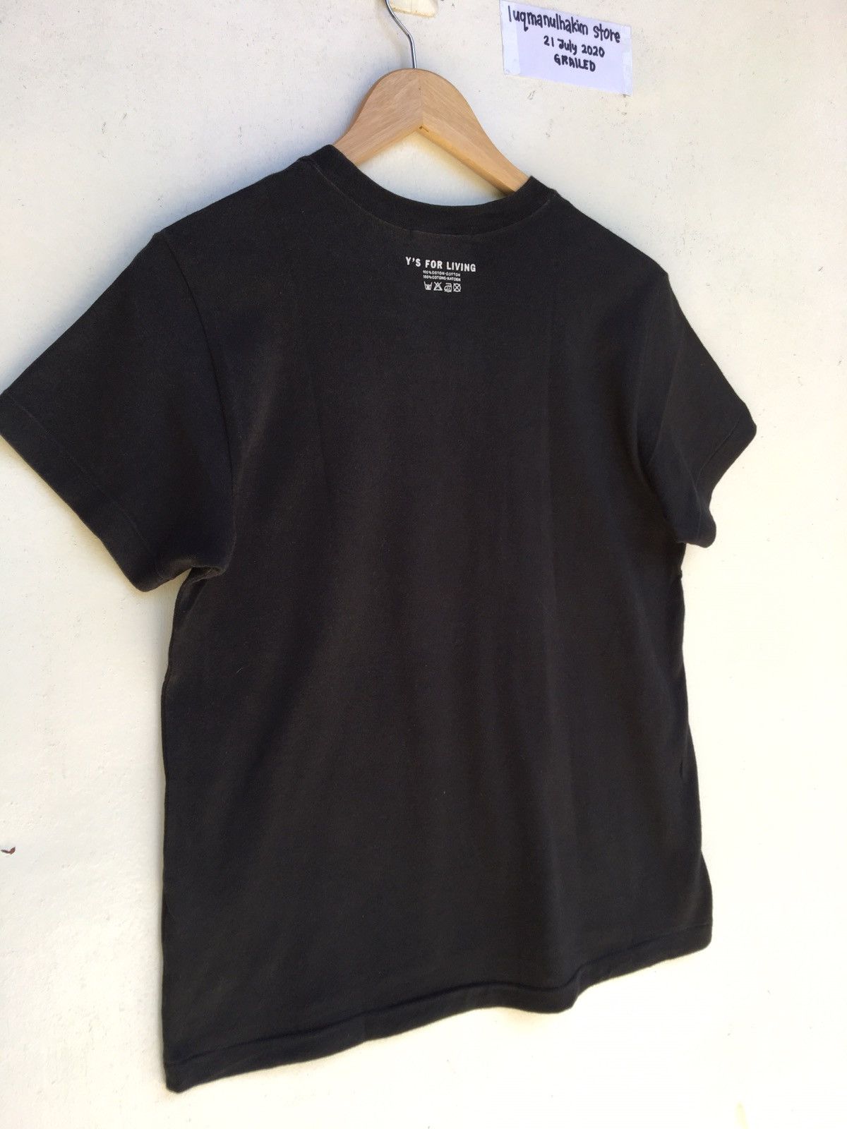 Yohji Yamamoto Ys for living by Yohji Yamamoto Plain T-shirt Size US S / EU 44-46 / 1 - 3 Thumbnail