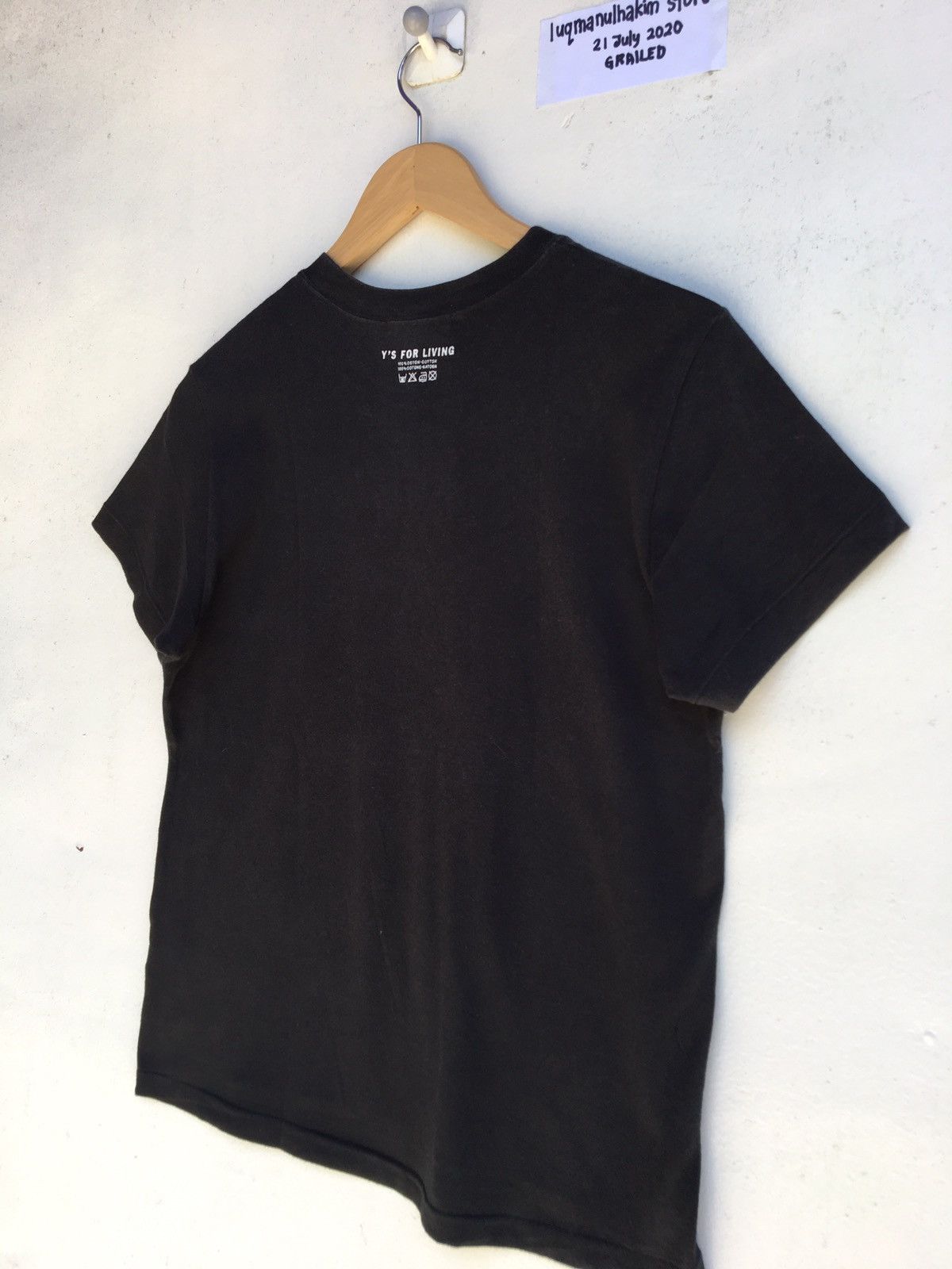 Yohji Yamamoto Ys for living by Yohji Yamamoto Plain T-shirt Size US S / EU 44-46 / 1 - 4 Thumbnail
