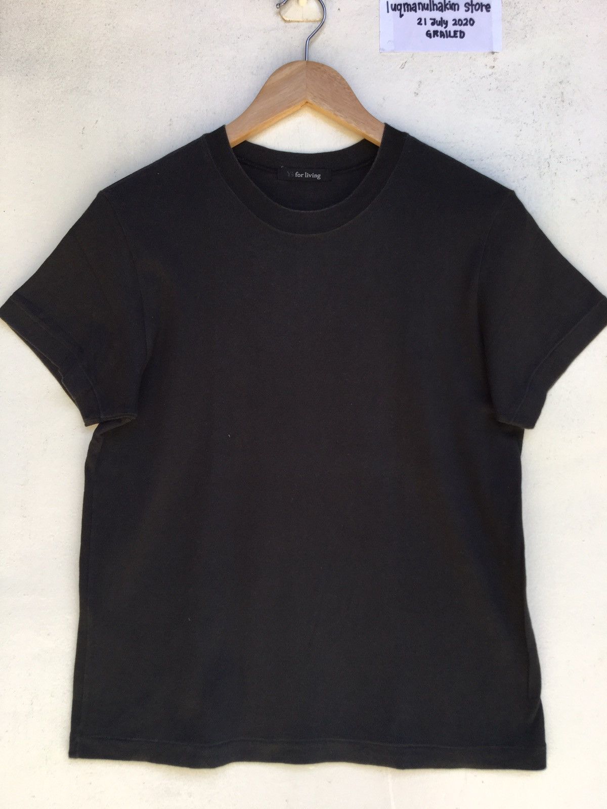 Yohji Yamamoto Ys for living by Yohji Yamamoto Plain T-shirt Size US S / EU 44-46 / 1 - 5 Thumbnail