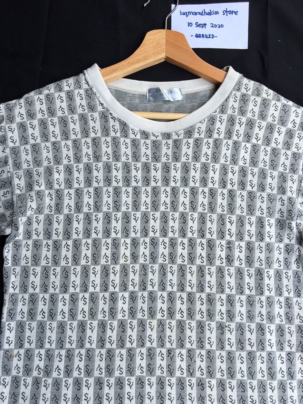 Yohji Yamamoto ys y'saccs yohji yamamoto monogram t shirt Size US S / EU 44-46 / 1 - 8 Thumbnail