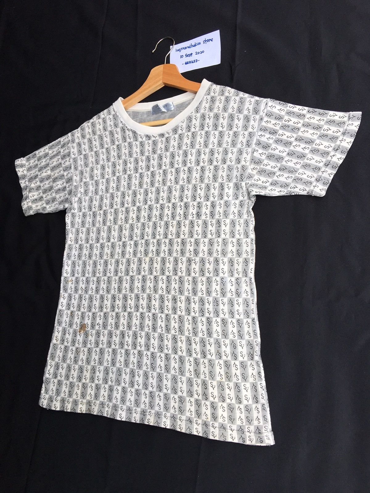 Yohji Yamamoto ys y'saccs yohji yamamoto monogram t shirt Size US S / EU 44-46 / 1 - 4 Thumbnail
