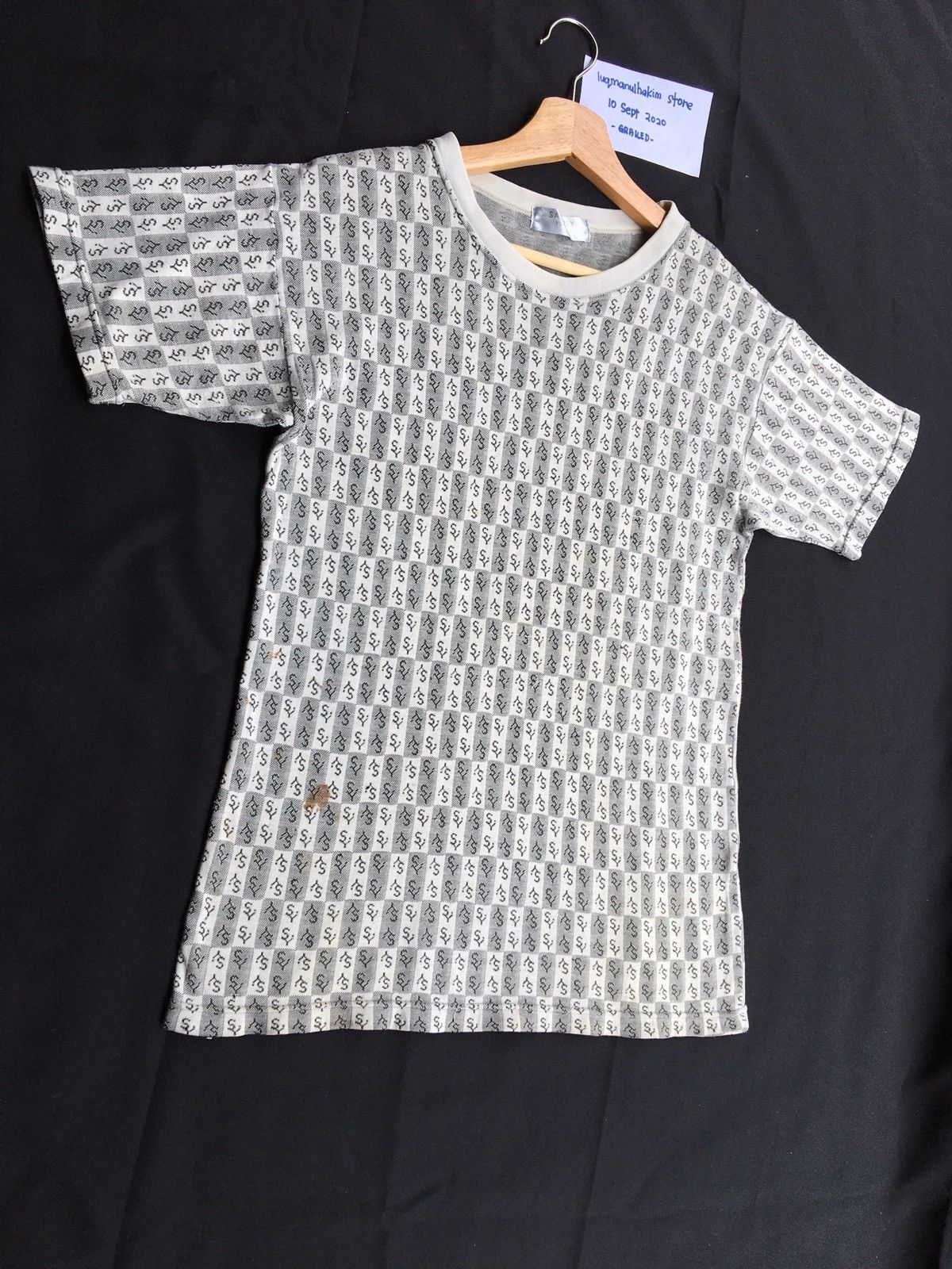 Yohji Yamamoto ys y'saccs yohji yamamoto monogram t shirt Size US S / EU 44-46 / 1 - 3 Thumbnail