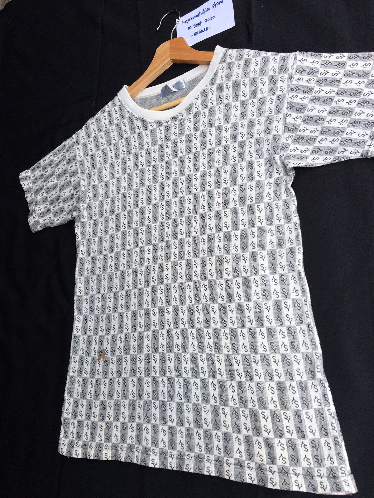 Yohji Yamamoto ys y'saccs yohji yamamoto monogram t shirt Size US S / EU 44-46 / 1 - 6 Thumbnail