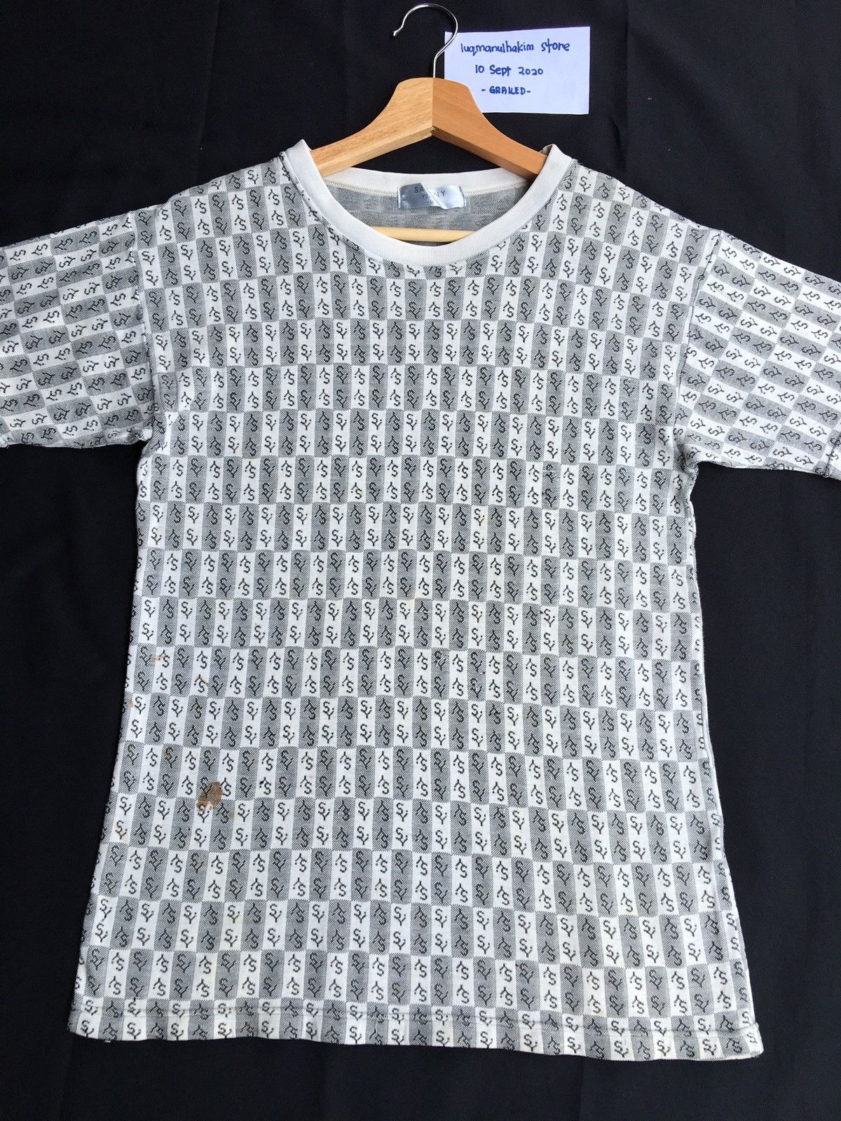 Yohji Yamamoto ys y'saccs yohji yamamoto monogram t shirt Size US S / EU 44-46 / 1 - 1 Thumbnail