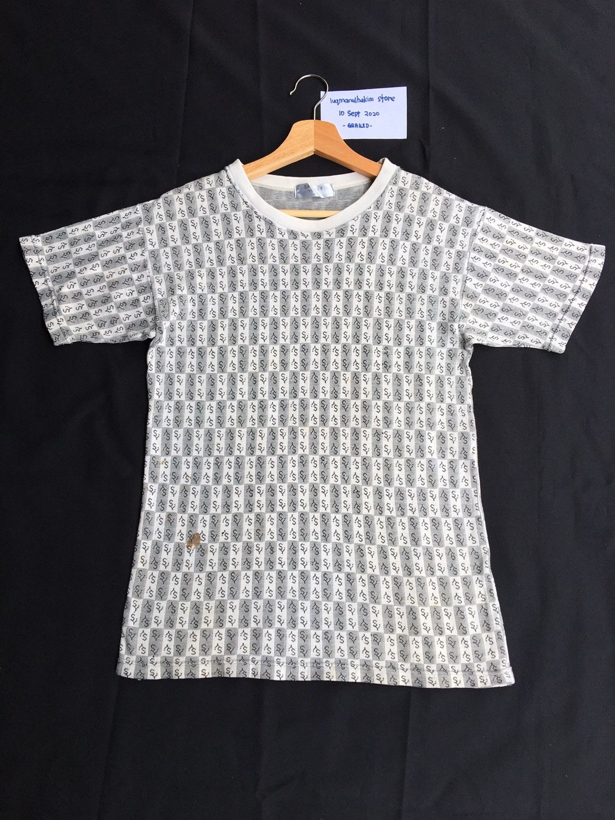 Yohji Yamamoto ys y'saccs yohji yamamoto monogram t shirt Size US S / EU 44-46 / 1 - 2 Thumbnail