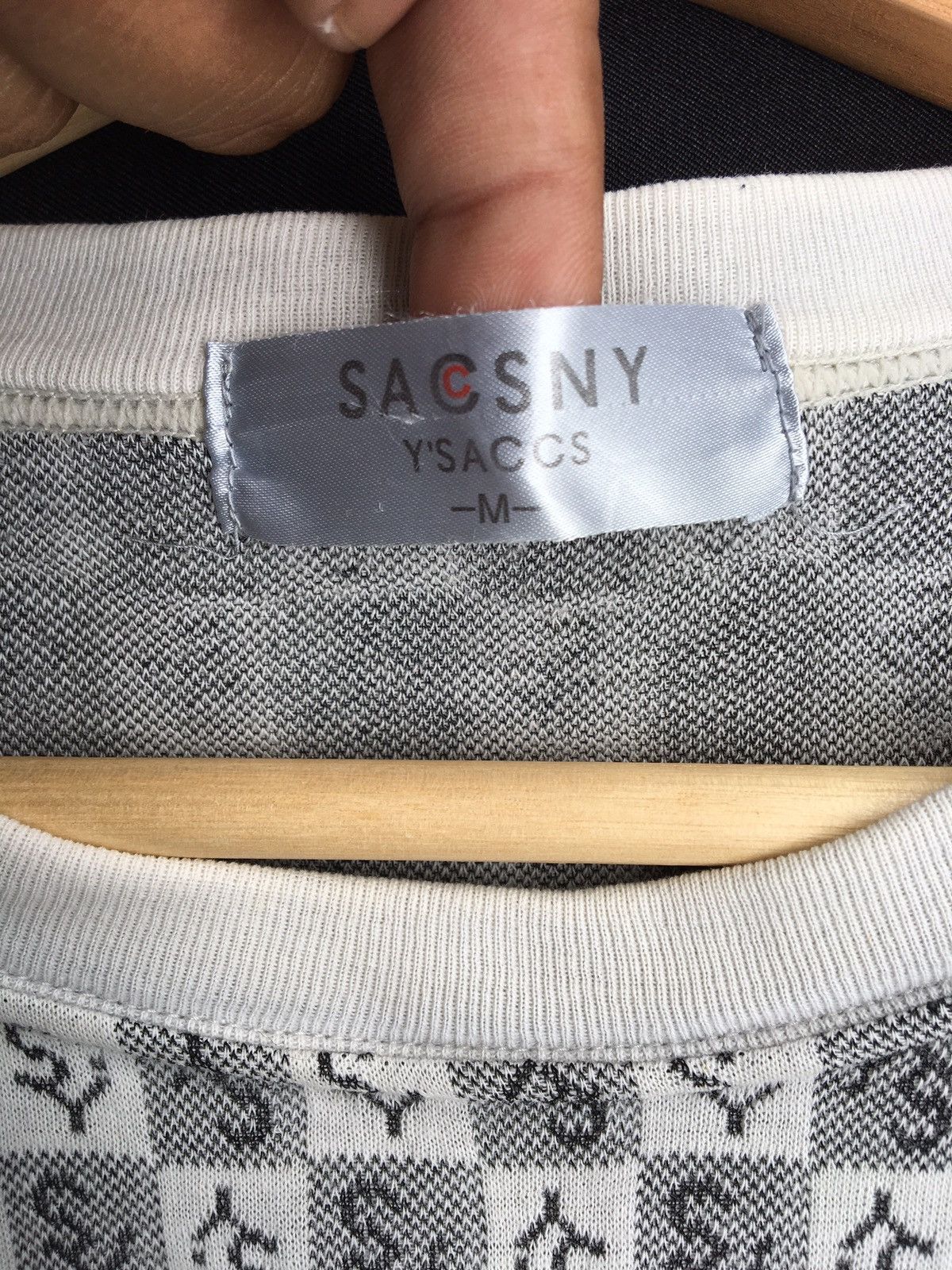 Yohji Yamamoto ys y'saccs yohji yamamoto monogram t shirt Size US S / EU 44-46 / 1 - 10 Thumbnail
