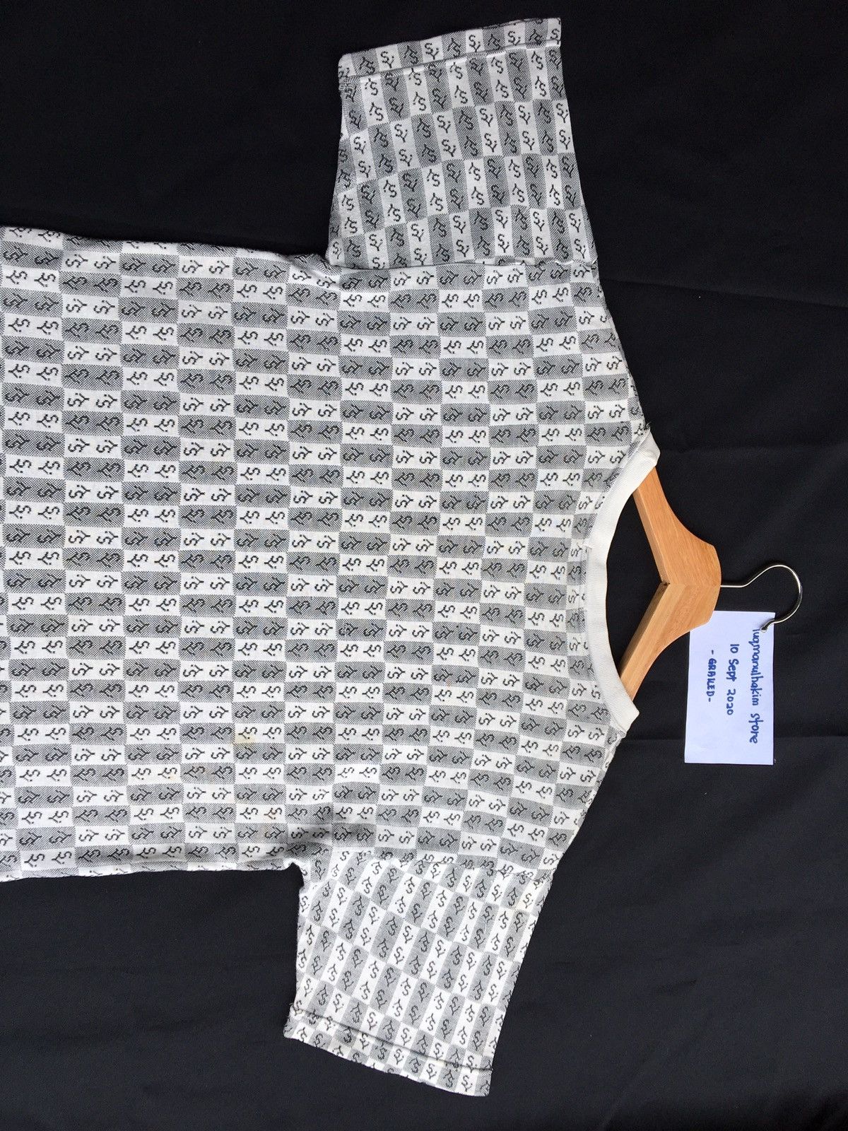 Yohji Yamamoto ys y'saccs yohji yamamoto monogram t shirt Size US S / EU 44-46 / 1 - 18 Thumbnail