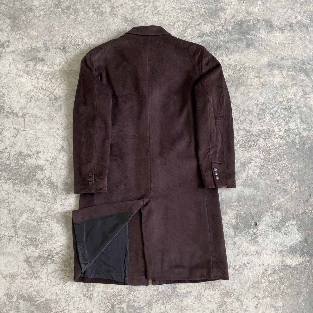 agnes b. Vintage Agnes B. Tweed Overcoat Wool Made In France Size US L / EU 52-54 / 3 - 12 Thumbnail