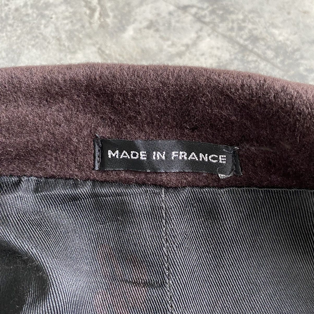 agnes b. Vintage Agnes B. Tweed Overcoat Wool Made In France Size US L / EU 52-54 / 3 - 15 Thumbnail