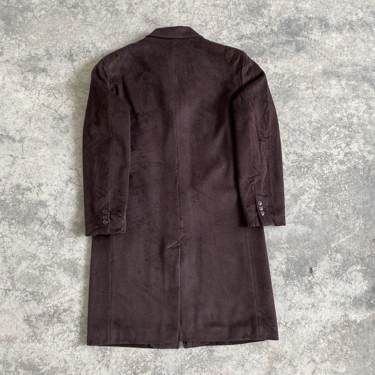 agnes b. Vintage Agnes B. Tweed Overcoat Wool Made In France Size US L / EU 52-54 / 3 - 7 Thumbnail