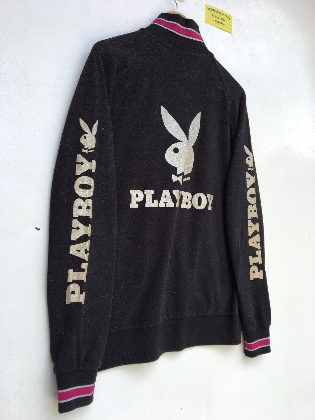 Playboy Rare Playboy Big Logo Spellout Zip Up Sweater Size US L / EU 52-54 / 3 - 4 Thumbnail