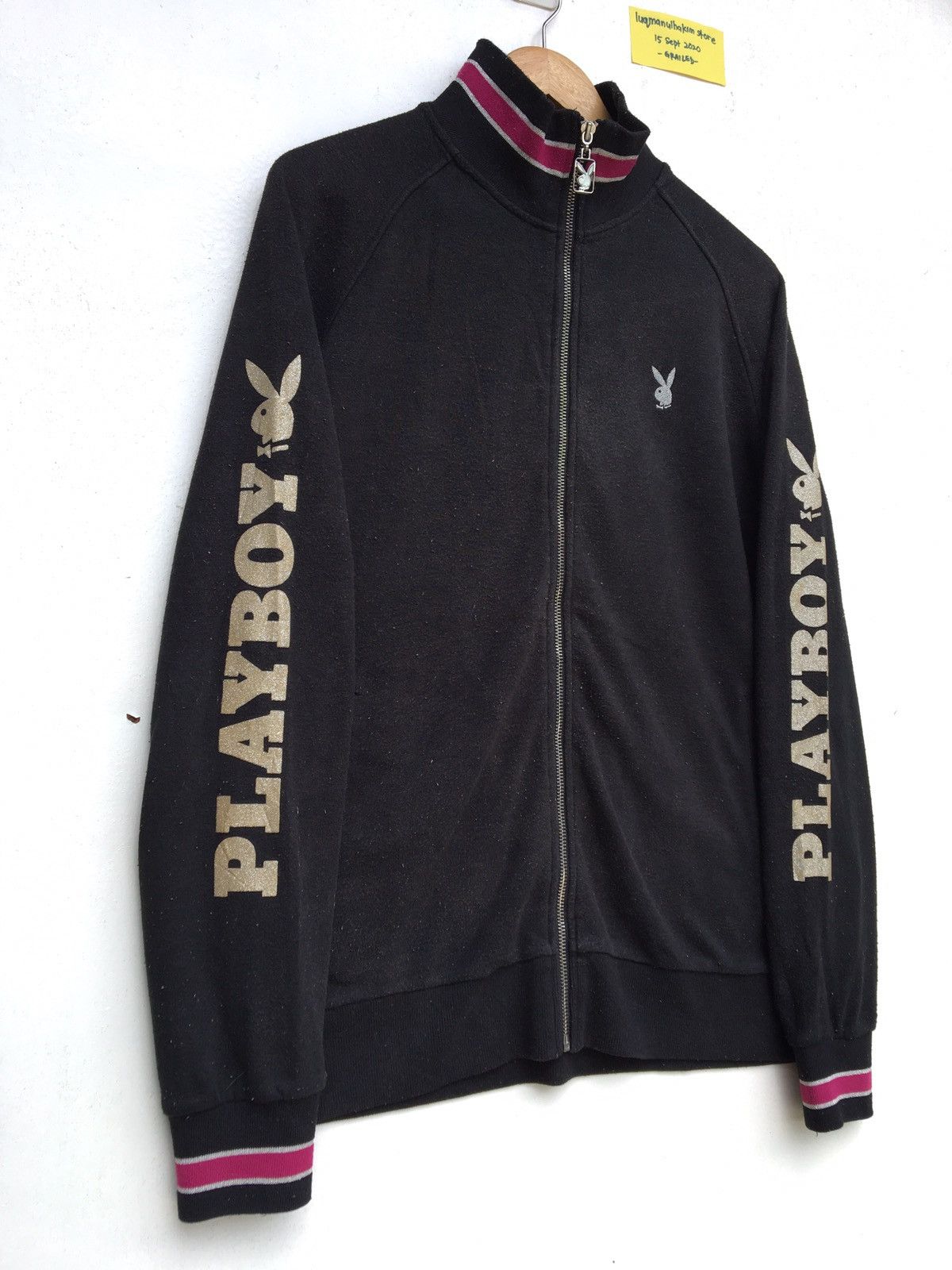 Playboy Rare Playboy Big Logo Spellout Zip Up Sweater Size US L / EU 52-54 / 3 - 6 Thumbnail
