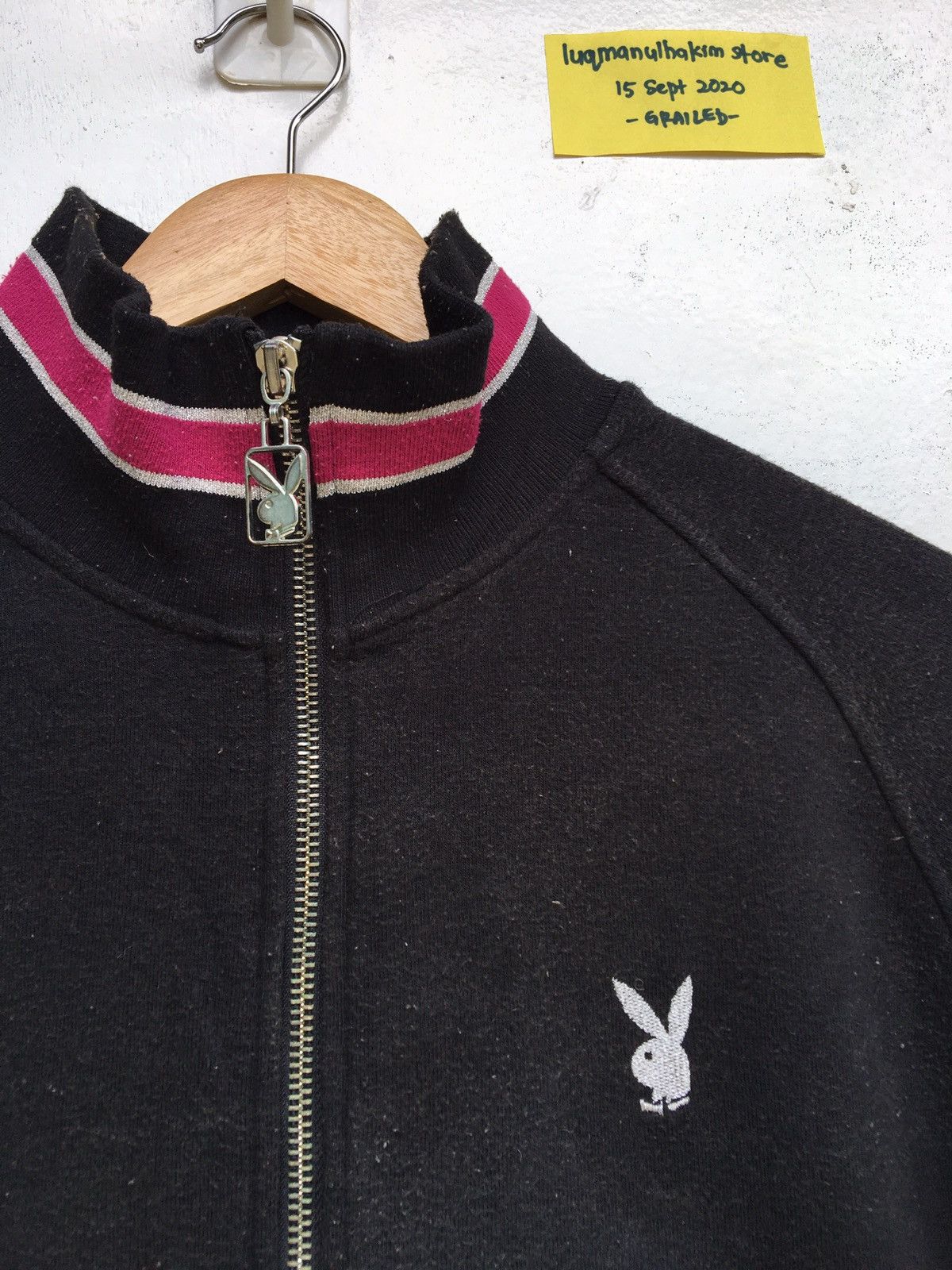 Playboy Rare Playboy Big Logo Spellout Zip Up Sweater Size US L / EU 52-54 / 3 - 8 Thumbnail