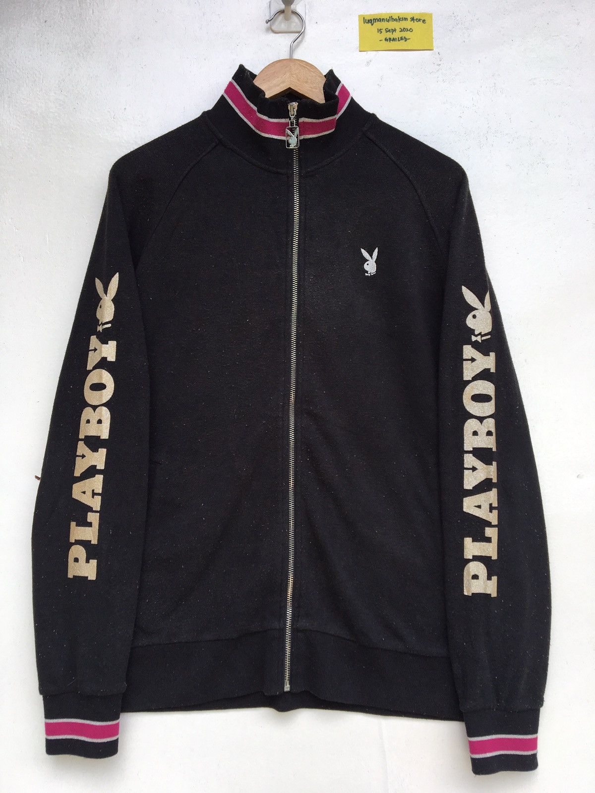 Playboy Rare Playboy Big Logo Spellout Zip Up Sweater Size US L / EU 52-54 / 3 - 5 Thumbnail