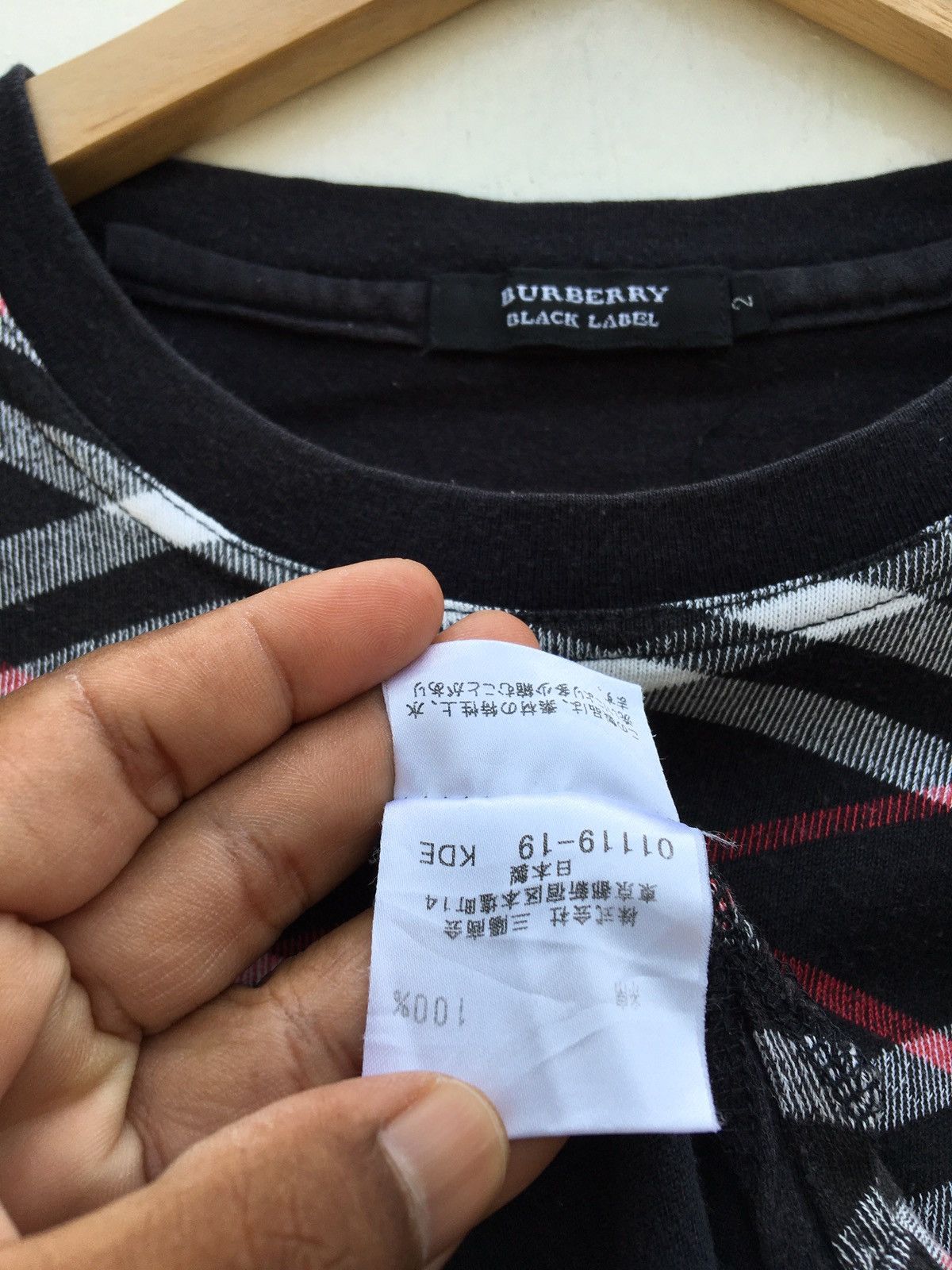 Burberry Vintage Burberry Checkered Tshirt Size US S / EU 44-46 / 1 - 10 Thumbnail