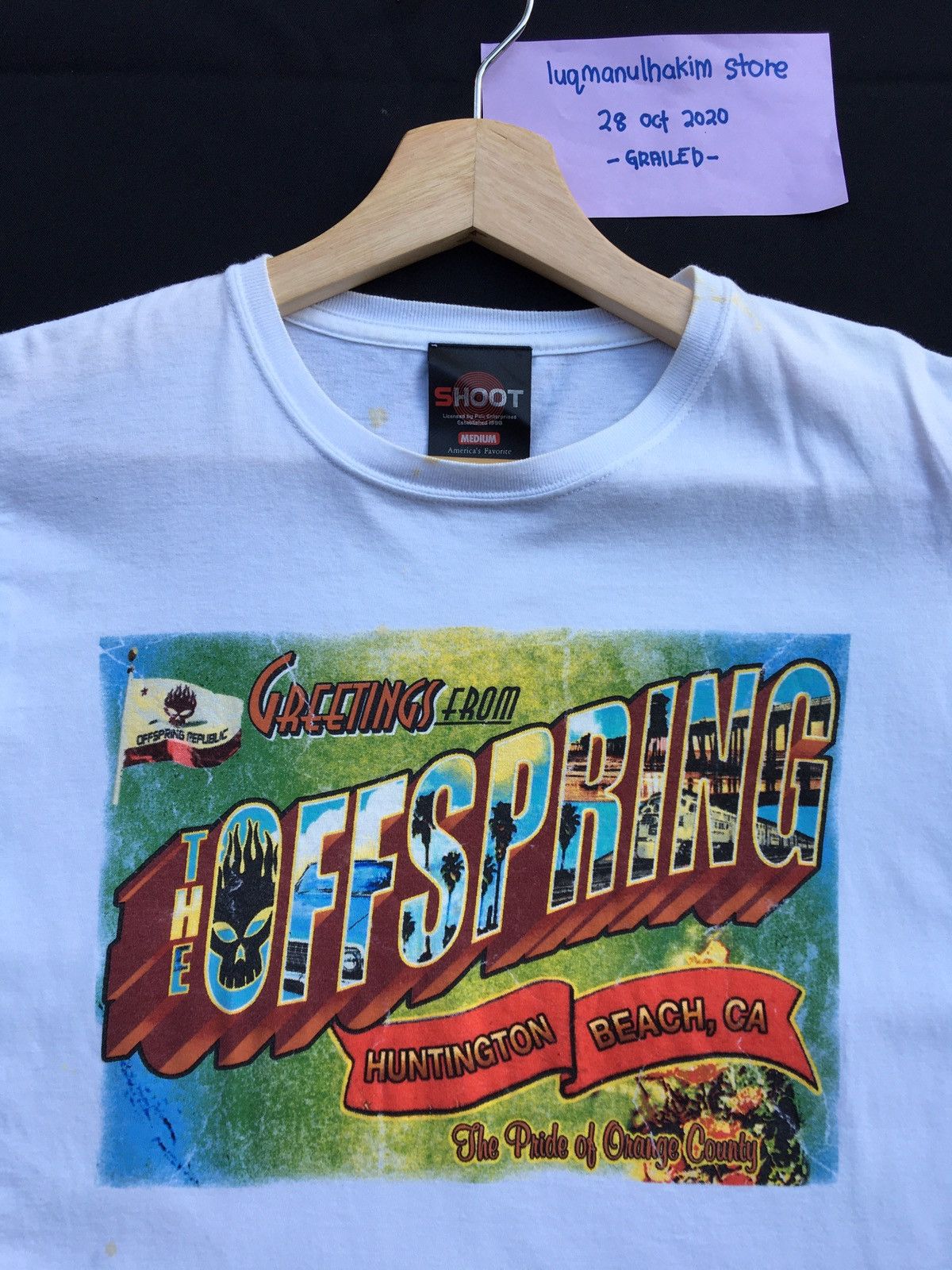 Band Tees Vintage The Offspring Bandtee Shirt Size US S / EU 44-46 / 1 - 7 Thumbnail