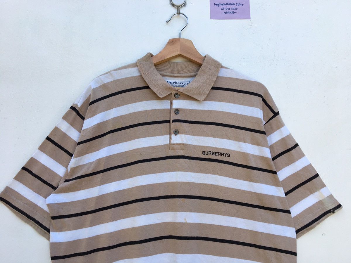 Burberry Burberry London Nova Stripes Polo Shirt Size US M / EU 48-50 / 2 - 1 Thumbnail