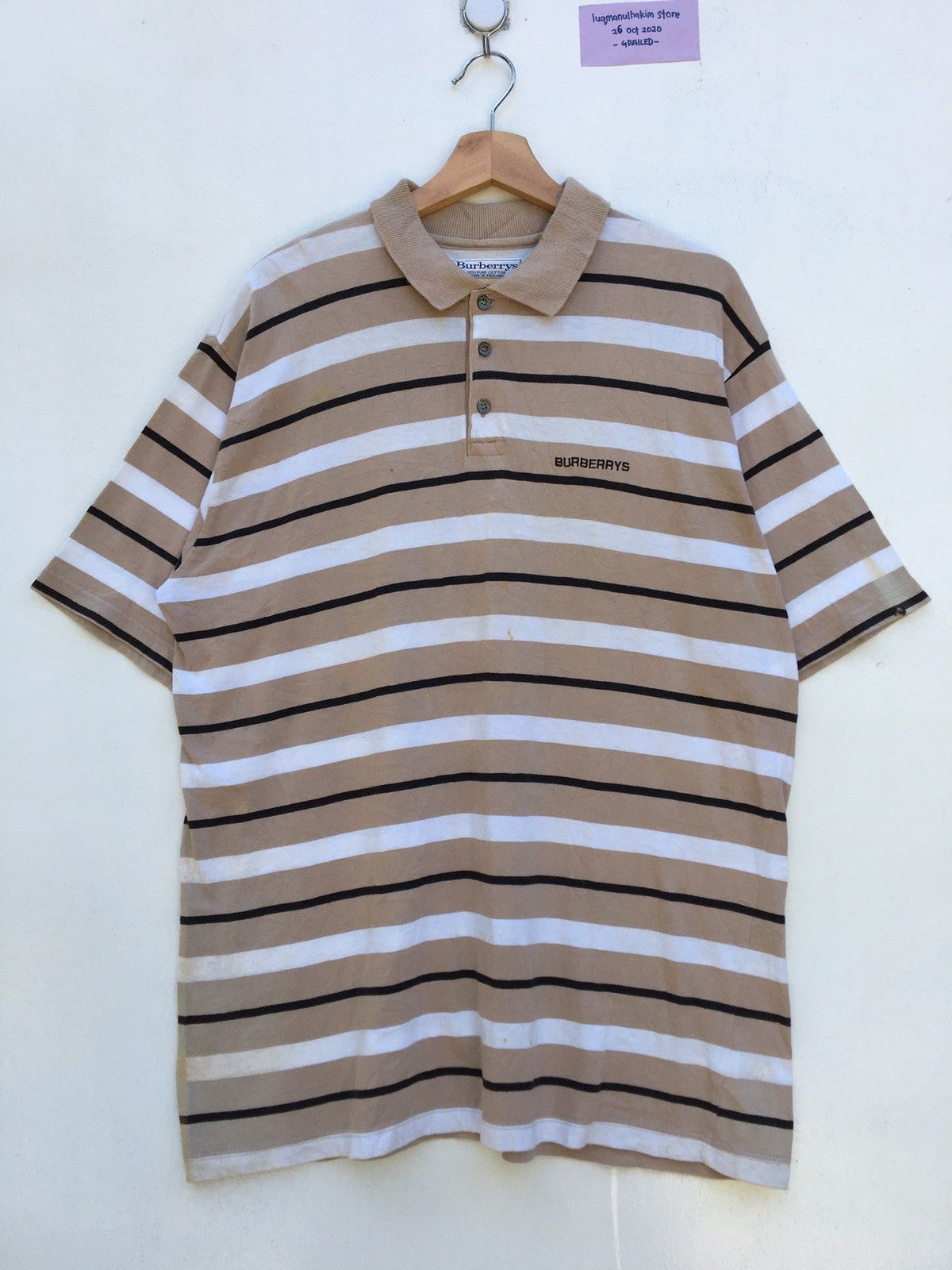 Burberry Burberry London Nova Stripes Polo Shirt Size US M / EU 48-50 / 2 - 2 Thumbnail