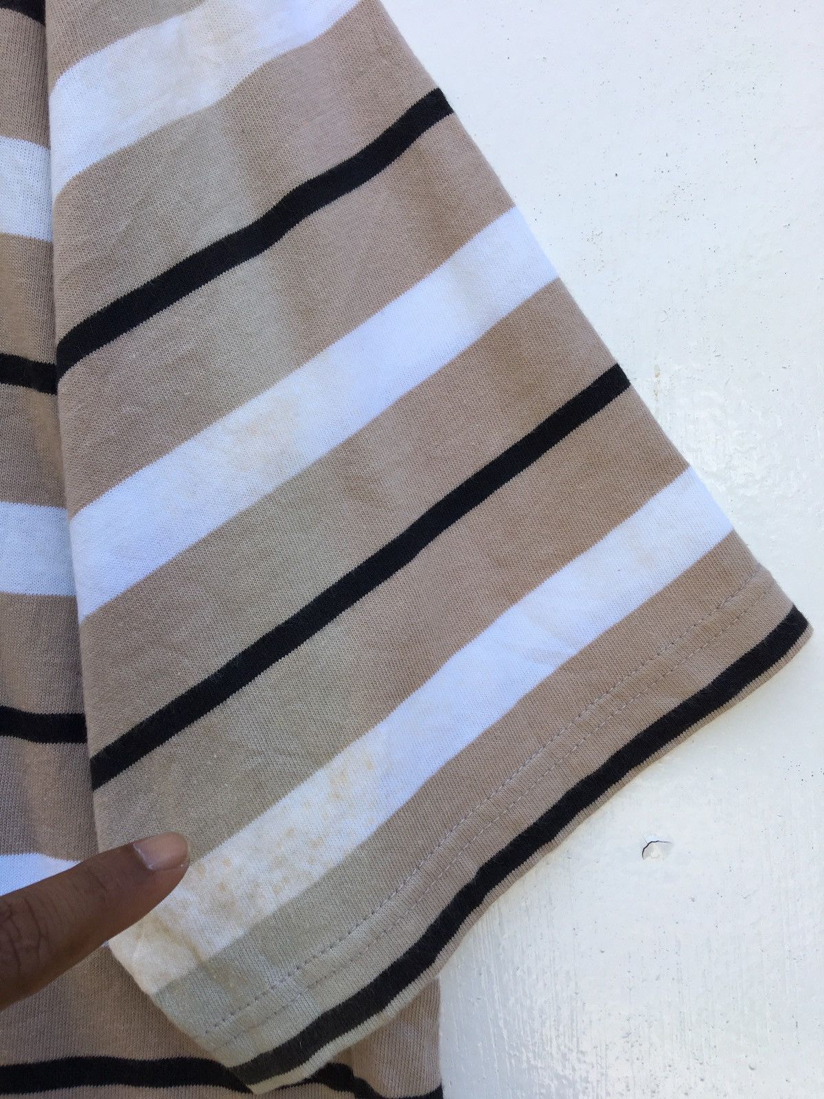 Burberry Burberry London Nova Stripes Polo Shirt Size US M / EU 48-50 / 2 - 17 Thumbnail