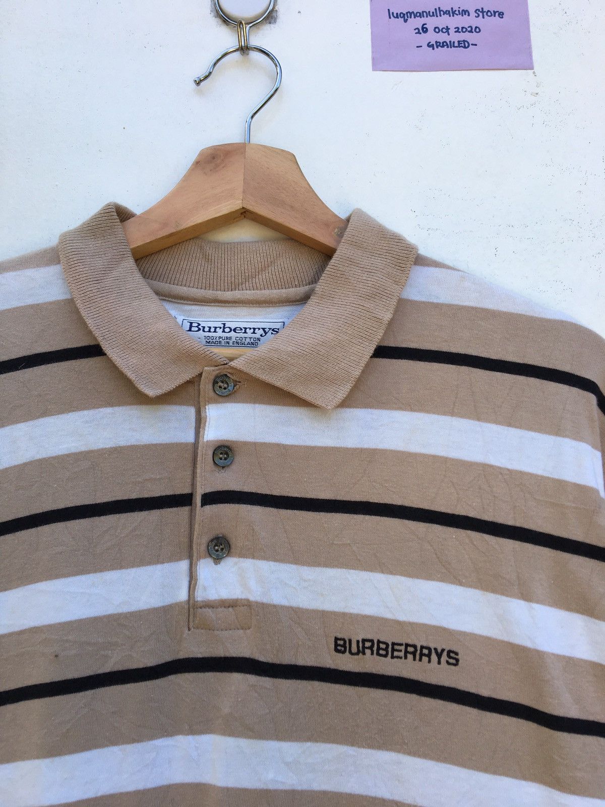 Burberry Burberry London Nova Stripes Polo Shirt Size US M / EU 48-50 / 2 - 6 Thumbnail